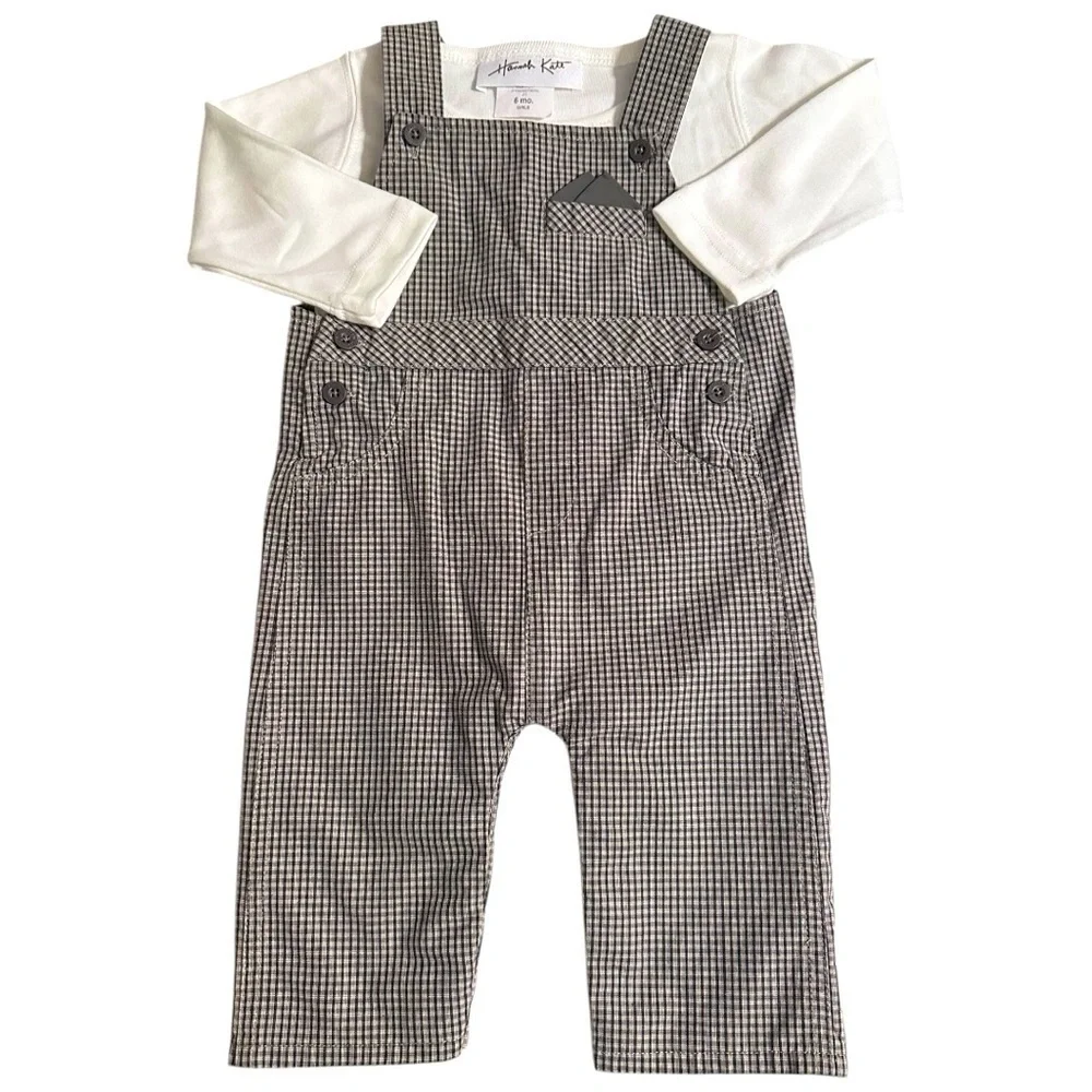 FAO Schwartz / Hanna Kate Long Sleeve Romper Set 6 Months
